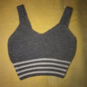 knitted crop top